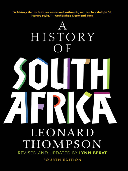 Title details for A History of South Africa by Leonard Thompson - Available